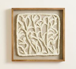 Wooden Framed Papermache Wall Art