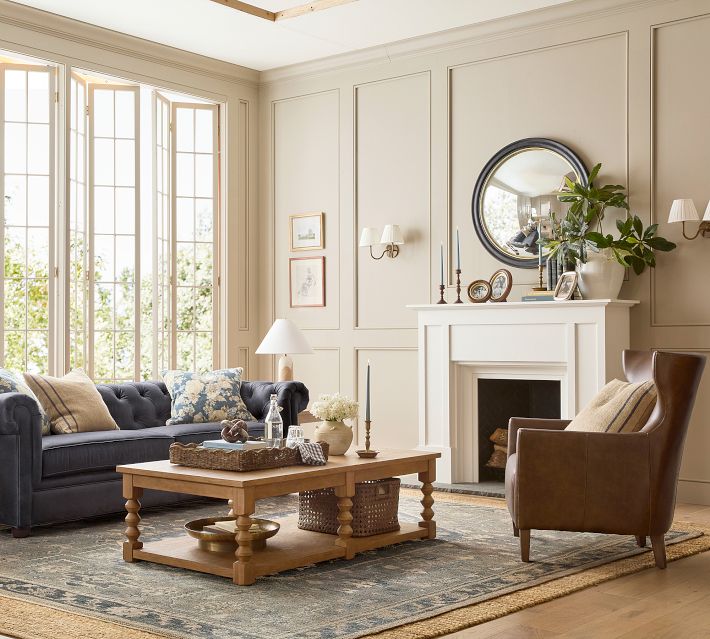 Pottery Barn ポッタリーバーン アームチェア ダークブラウン アメリカ ●E052M728 Brazos Leather Chair | Pottery Barn