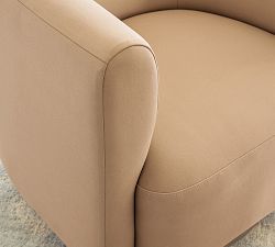 Cole Leather Swivel Chair