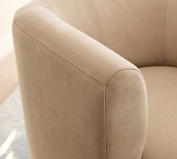 Cole Leather Swivel Chair