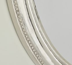 Silver Beaded Mirror
