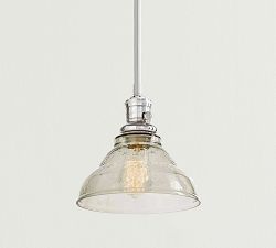 Vintage Glass Pole Pendant (8"-11")