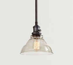 Vintage Glass Pole Pendant (8"-11")