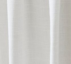 Emery Linen Pinch Pleat Blackout Curtain