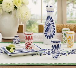 Puebla Porcelain Shot Glasses - Set of 4