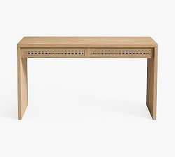 Open Box: Marina Cane Console Desk (54") - Seadrift