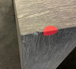 Open Box: Rockport Outdoor Side Table (18") - Faux Wood Gray