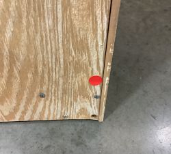 Open Box: Modular Bar Collection, Cabinet Base with Wood Doors - Seadrift