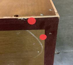 Open Box: Reed Modular Bar Open Hutch (18") - Antique Umber