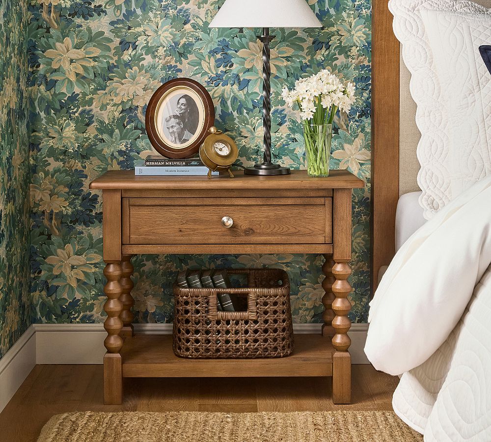 Chris Loves Julia Stacked Ball Nightstand (30") by Pottery Barn