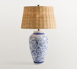 Edith Ceramic Table Lamp (29")