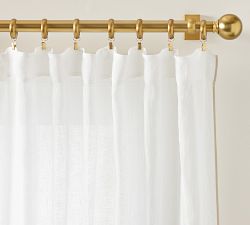 Willow Piped Border Sheer Curtain