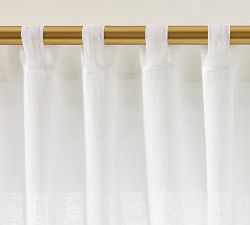 Willow Piped Border Sheer Curtain