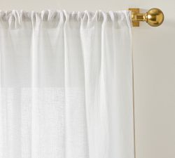 Willow Piped Border Sheer Curtain