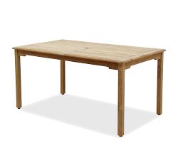 Reyes Teak Rectangular Outdoor Dining Table (59")