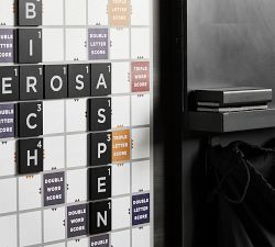 Oversized Wooden Scrabble Wall Game
