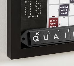 Oversized Wooden Scrabble Wall Game