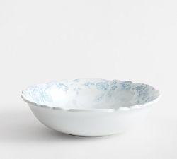 LoveShackFancy Blue Rose Melamine Serving Bowl