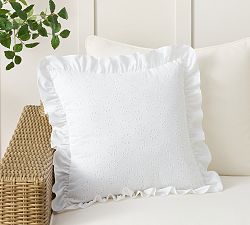 LoveShackFancy Eyelet Outdoor Pillow