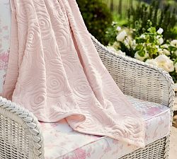 LoveShackFancy Sculpted Rosette Beach Towel