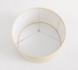 Gallery Linen Straight-Sided Drum Lamp Shade (13"-19'')