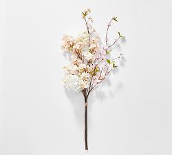 Open Box: Faux Elevated Mixed Cherry Blossom Bundle (48") - Blush