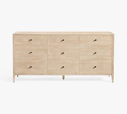 Open Box: Rylee 9-Drawer Dresser (70") - White Wash