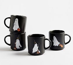 Open Box: Scary Squad Stoneware Mugs, Set of 4 - Multi
