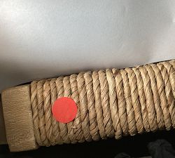 Open Box: Bolinas Rectangular Woven Coffee Table (54") - Seadrift