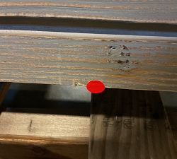 Open Box: Emila Reclaimed Wood Buffet (85") - Distressed Bayou Blue