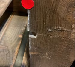 Open Box: Emila Reclaimed Wood Buffet (85") - Distressed Bayou Blue