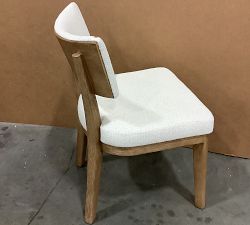 Open Box: Jasmine Upholstered Side Chair - Performance Boucle Oatmeal, Seadrift