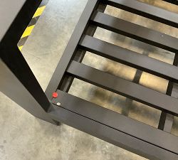 Open Box: Malibu Metal Outdoor Sofa Frame (77") - Black