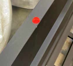 Open Box: Malibu Metal Outdoor Sofa Frame (77") - Black