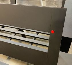 Open Box: Malibu Metal Outdoor Sofa Frame (77") - Black