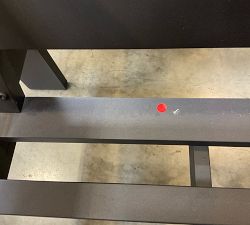 Open Box: Malibu Metal Outdoor Sofa Frame (77") - Black