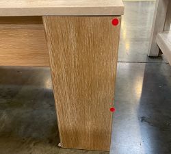 Open Box: Travertine Rectangular Coffee Table (48") - Fog