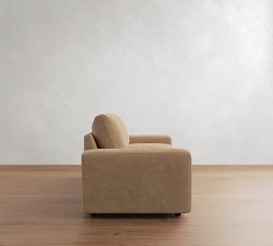 Sierra Leather Sleeper Sofa (62"&ndash;88")