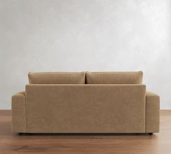 Sierra Leather Sleeper Sofa (62"&ndash;88")