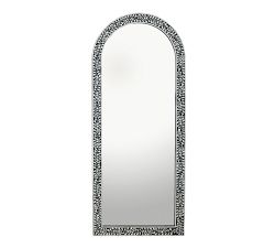 Bone Inlay Arched Mirror