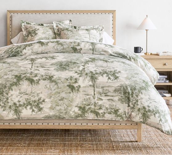 Jardin Toile Duvet Cover