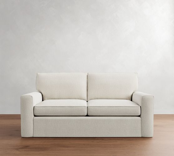 Pearce Square Arm Slipcovered Sofa (66"-112") by Pottery Barn