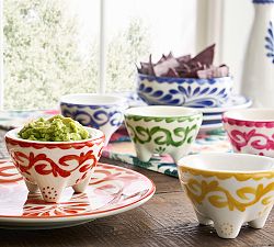 Puebla Porcelain Mini Molcajetes - Set of 4