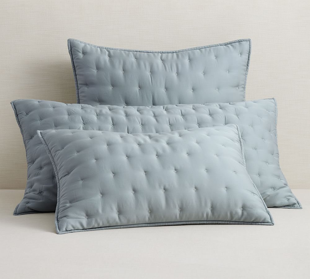 TENCEL™ Quilted Sham by Pottery Barn