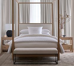 Belgian Flax Linen Diamond Quilt