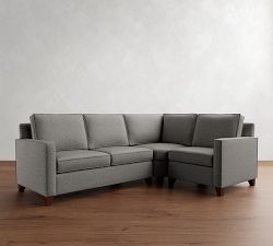 Cameron Square Arm 3-Piece Wedge Sectional (108")