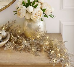 Faux Lit Shimmer Garland