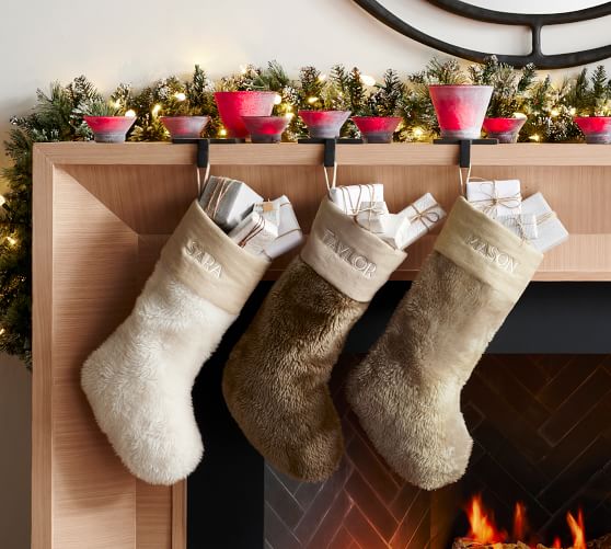 Shearling Faux Fur Stockings