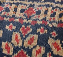 Burton Ikat Printed Lumbar Pillow