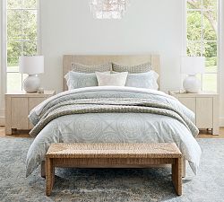 Dot Medallion Reversible Duvet Cover